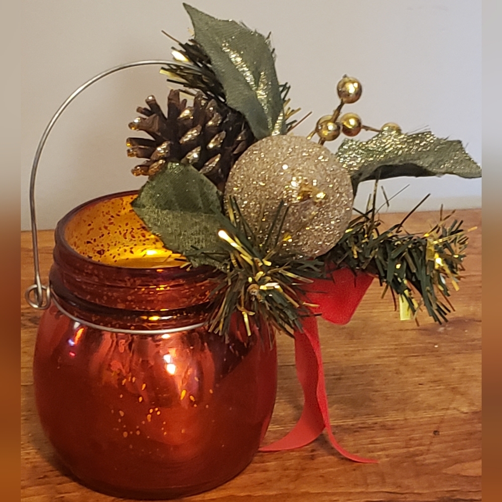 Christmas candle holder